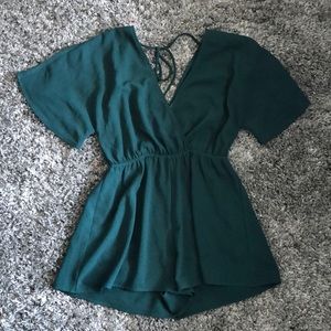 Leith Emerald Green Romper